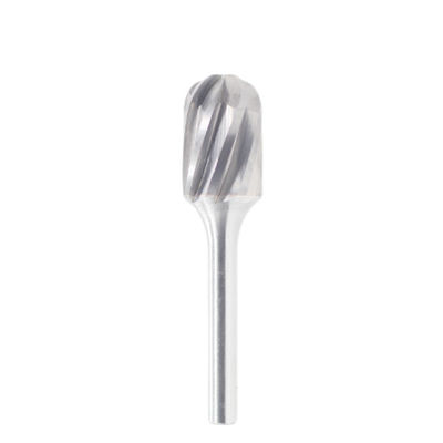 Đầu mài hợp kim nhôm hình chữ C 12mm*25mm với đường kính cán 6mm. Đầu mài hợp kim hình trụ đầu tròn