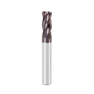 Giá tốt. 8mm HRC60 4 Flute Radius End Mill Cutter cho kim loại AITiN phủ trực tuyến