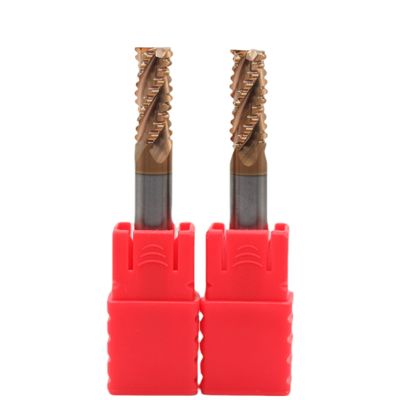 Giá tốt. 8mm HRC55 4 Flute Carbide Roughing End Mills TiAISiN phủ cho thép & sắt trực tuyến