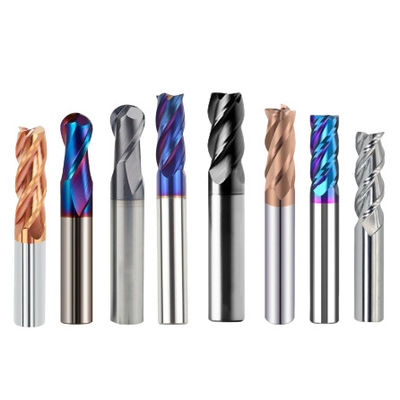 Tungsten Carbide End Mill cho nhôm, thép, thép carbon, thép hợp kim, thép không gỉ, sắt đúc
