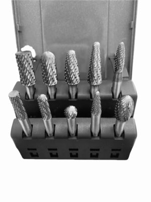 Giá tốt. 10pcs Tungsten Carbide Burr Set Double Cut 1/4 ′′ Shank Standard Double Cut Carbide Rotary Burr trực tuyến