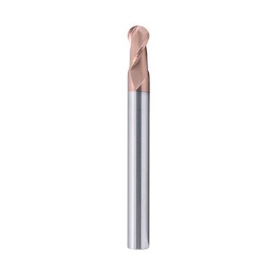 Giá tốt. 10mm Dia R5*10*20*10*75 2Flutes TiAISiN Carbide Ball Nose End Mill cho thép carbon hợp kim thép đúc sắt trực tuyến