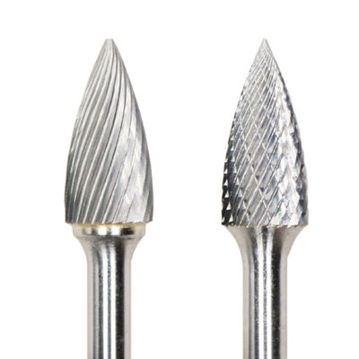 Giá tốt. 12mm Dia SG Tree Point End Double Cut Carbide Burr 6mm Shank Carbide Burrs cho máy nghiền trực tuyến