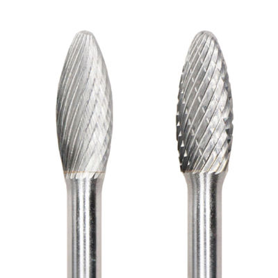 Giá tốt. 8mm * 20mm H Flame Tungsten Carbide Rotary File 6mm Shank Flame Shape Single Cut Rotary Burr trực tuyến