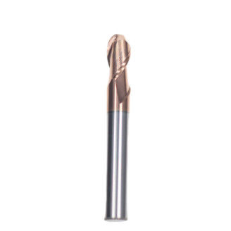 Giá tốt. 8mm Dia R4*8*16*8*100L 2Flutes TiAISiN Carbide Ball Nose End Mill cho thép carbon hợp kim thép đúc sắt trực tuyến