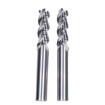 Giá tốt. 12mm Dia 12 * 45 * 12 * 100 HRC55 3 đàn phút Chất xăng phẳng cuối máy xay cho nhôm không phủ loại máy kết thúc gia công trực tuyến