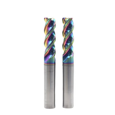 Giá tốt. 10C0.5*75 3Flutes DLC phủ hiệu quả cao Solid Carbide Dynamic End Mill cho nhôm tích hợp thô và chế biến chính xác trực tuyến