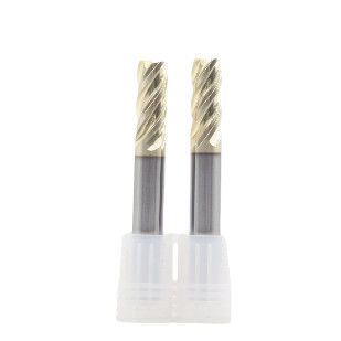 Giá tốt. 10 * 25 * 10 * 75 * 4T 4flute End Mill cho thép không gỉ và hợp kim titan HT Champagne Gold Coating trực tuyến