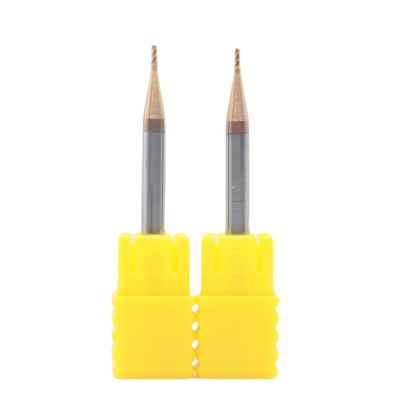 Giá tốt. 2mm Dia 2 * 5 * 4 * 50 TiSiN phủ 4 Flute Carbide Square End Mill cho thép carbon hợp kim thép đúc sắt trực tuyến