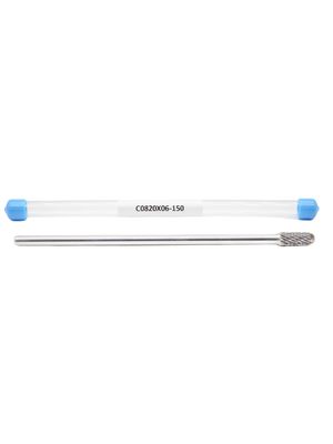Giá tốt. C0820-150mm Mũi mài hợp kim vonfram cacbua cán 6mm Mũi mài cacbua cắt kép tiêu chuẩn trực tuyến