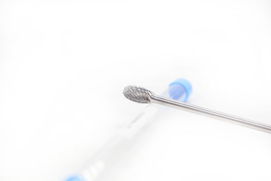 Giá tốt. Tùy chỉnh E-Oval hình dạng Tungsten Crbide Burrs 12 * 20 tiêu chuẩn cắt đôi 6mm thân với 170 thân chiều dài trực tuyến