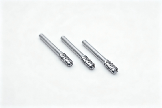 Giá tốt. 9.5mm Dia tùy chỉnh hình trụ bán kính Carbide Burrs với 6mm Shank tiêu chuẩn cắt đôi trực tuyến